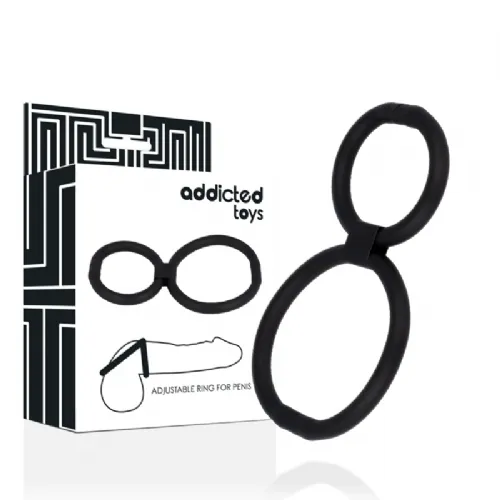 EREKCIJSKI OBROČEK Addicted Toys Adjustable Black