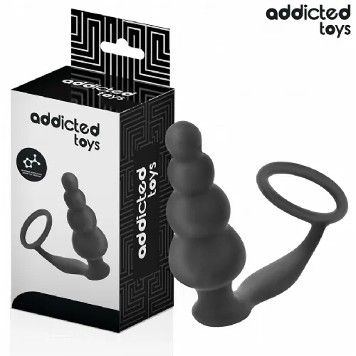EREKCIJSKI OBROČEK Z ANALNIM ČEPOM Addicted Toys 5