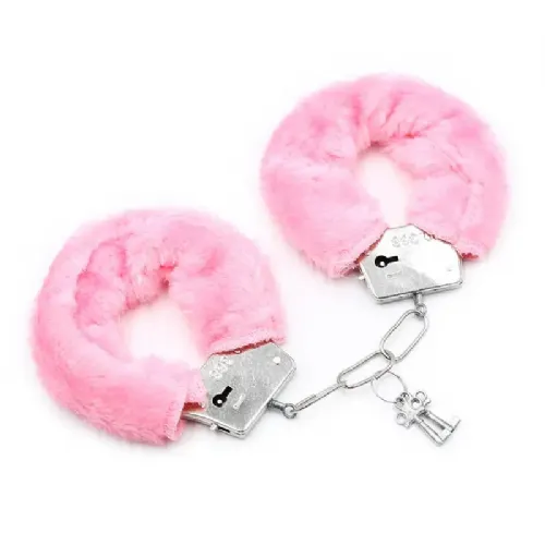 Erotične lisice Intoyou BDSM Line Furry, roza