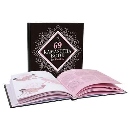 Ilustrirana knjiga 69 Kamasutra, 69 položajev, trda vezava, večjezična izdaja