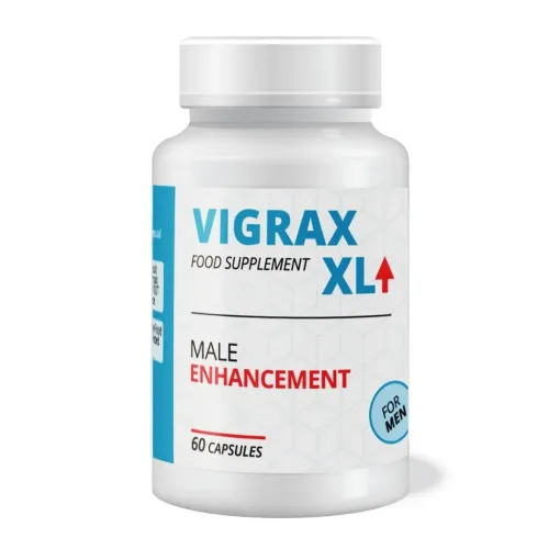 Kapsule za moške Vigrax XL 60/1, 60 kapsul, L-arginin, maca, damiana
