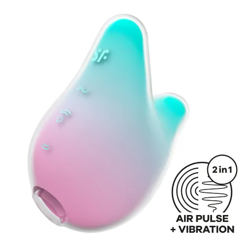 Klitoralni stimulator Satisfyer Mermaid Vibes, mint/roza