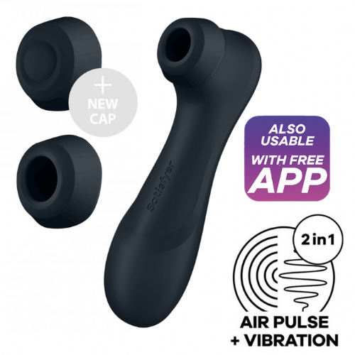 Klitoralni stmulator Satisfyer Pro 2 Gen 3 App, črn