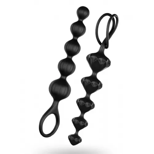 KOMPLET ANALNIH KROGLIC Satisfyer Beads Black