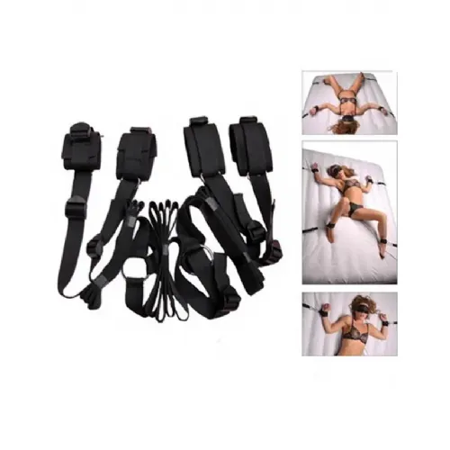 KOMPLET Bedroom Bed Bondage Restraints Kit
