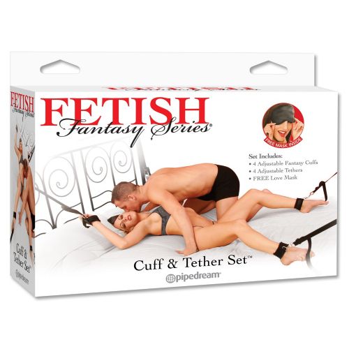 KOMPLET Fetish Fantasy Series Cuff & Tether Set