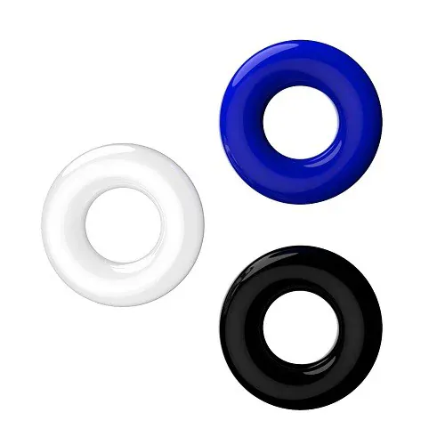Komplet erekcijskih obročkov LovingJoy Joyrings Doughnut, 3 kosi