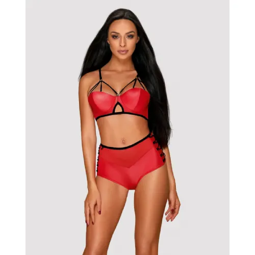 KOMPLET Obsessive Leatheria Red