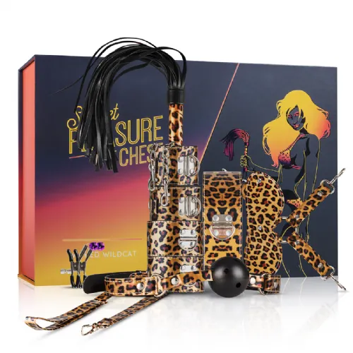 KOMPLET Secret Pleasure Chest Leopard