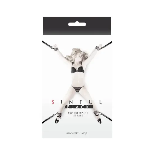 Komplet Sinful Bed Restraint Straps