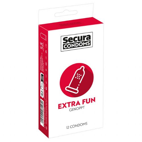 Kondomi "Secura Extra FUN" - 12 kosov