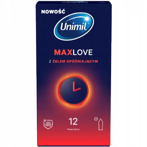 Kondomi Unimil Max Love, 12/1