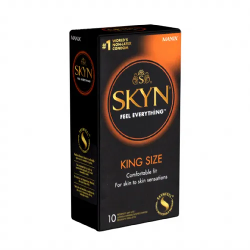 Kondomi Skyn Large, brez lateksa, 10 kosov 