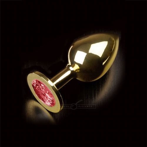 Kovinski analni čep s kristalom "Jewellery Plug" KOR13021