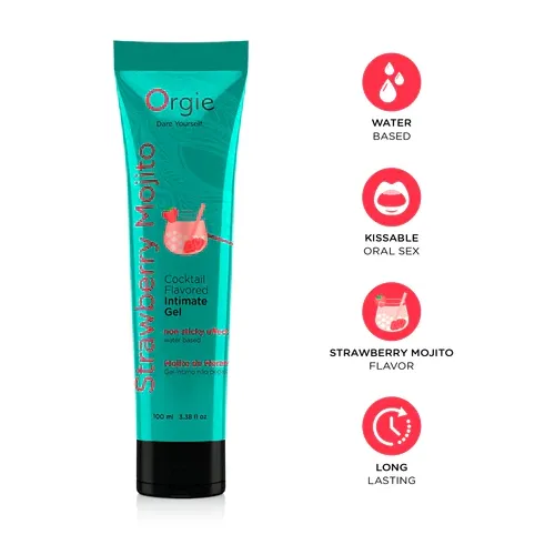 LUBRIKANT Orgie Cocktail Strawberry Mojito 100 ml