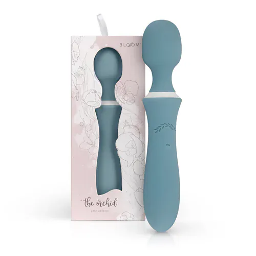 Masažni vibrator Bloom The Orchid, USB-polnjenje, moder svet6755