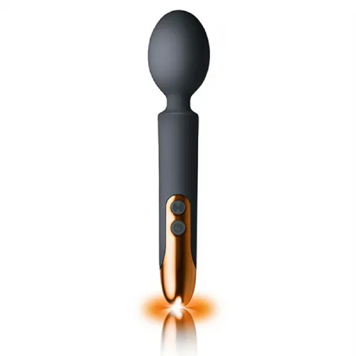 Masažni vibrator Rocks-Off Oriel, USB-polnjenje, zlato-črne barve