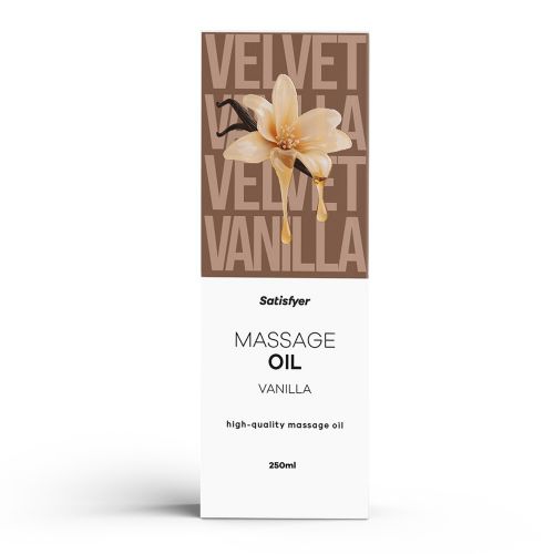 Masažno olje Satisfyer, 250 ml, svilnata tekstura, vonj vanilije