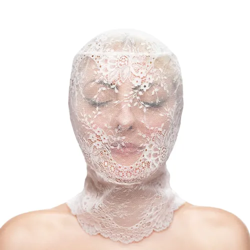 Maska Fetish & Fashion Lace, bela