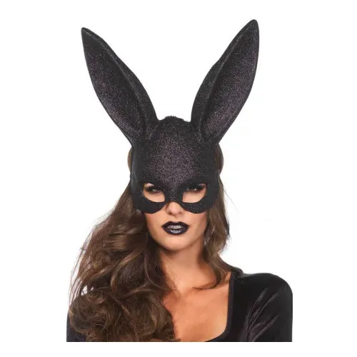 MASKA Leg Avenue Glitter Rabbit Black