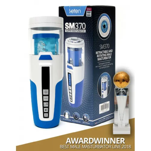 Masturbator Leten SM370, USB-polnjenje, 27 cm, glasovna funkcija