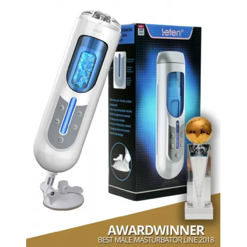 Masturbator Leten SM380, vibracijski, USB-polnjenje, 31,5 cm