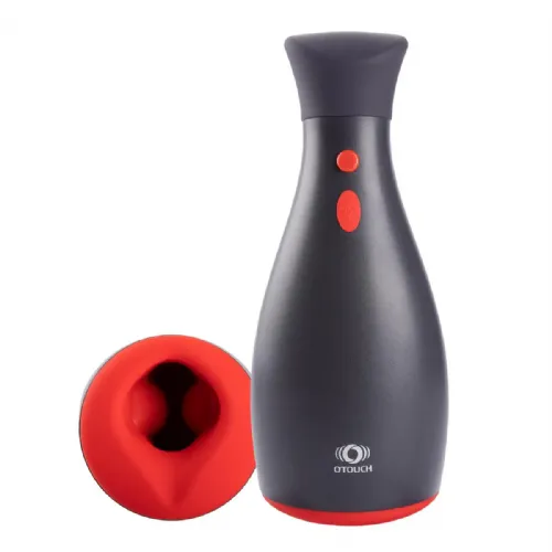 Masturbator Otouch Ninja 2 Automatic, napihljiva notranjost, 7 vibracijskih načinov, USB polnjenje, črne barve