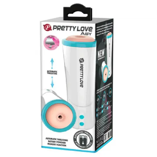 Masturbator Pretty Love Aby Butt, vibracijski, 24,6 cm, 3 x AAA, ženski glas