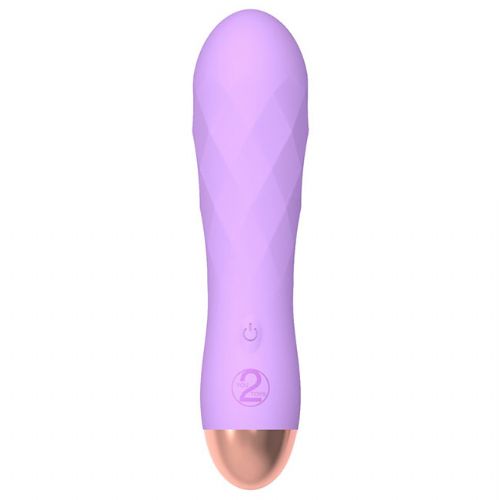 Mini vibrator Cuties 2.0, USB-polnjenje, vijoličen