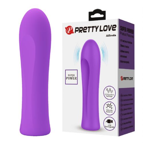 Mini vibrator Pretty Love Alfreda II, vijoličen