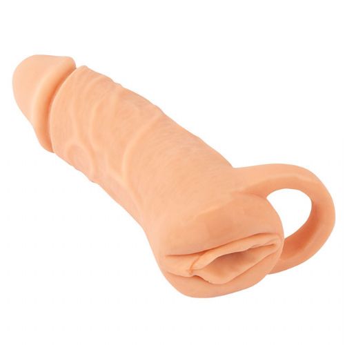 Podaljšek in masturbator "Nature Skin"