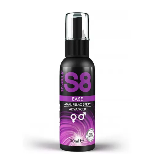 Analni sprej S8 Ease 30 ml, vodna osnova, Laureth-9, za sproščeno analno stimulacijo