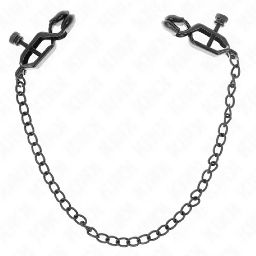 Ščipalke za bradavičke Kink flat chain, 30 cm