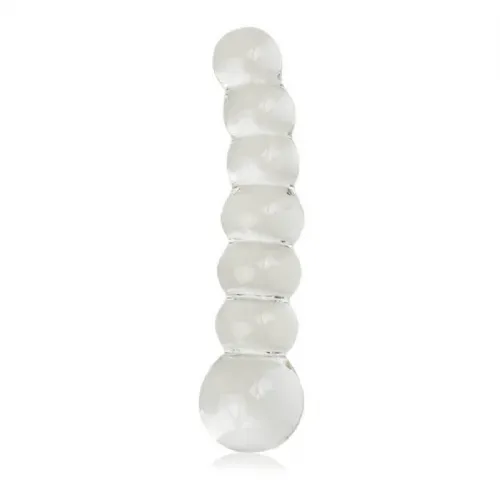 Steklen dildo Lovetoy Glass Romance, 16 cm, transparenten (GS09C)