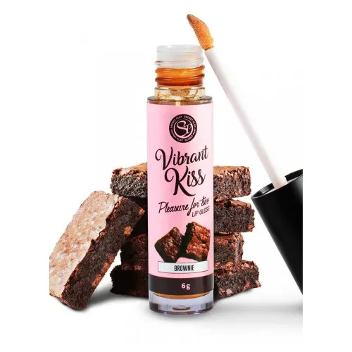 STIMULACIJSKI LIP GLOSS Vibrant Kiss Brownie