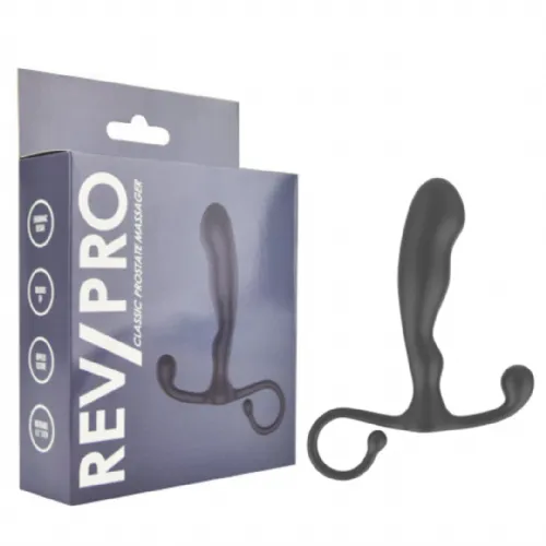Stimulator prostate Rev-Pro Classic, 11 cm vstavljiva dolžina, ABS material, ergonomska oblika