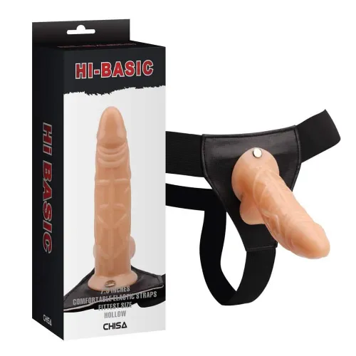 Strap-on Chisa hi-basic hollow cock 19 cm