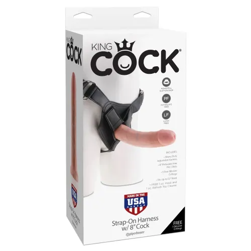 STRAP-ON King Cock Light 8''