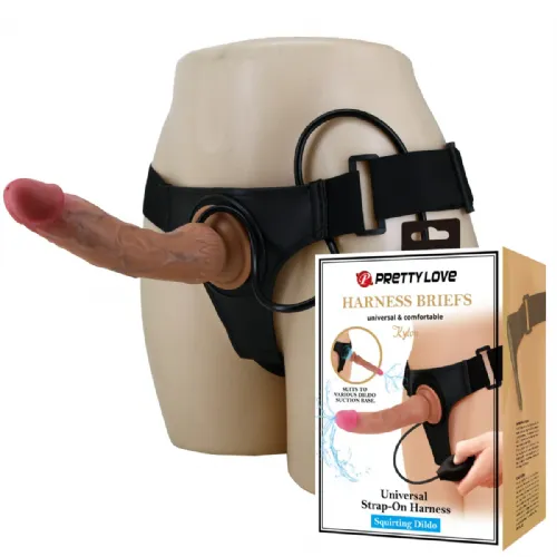 Strap on Pretty Love Kyton, 21,5 cm, vodoodporen