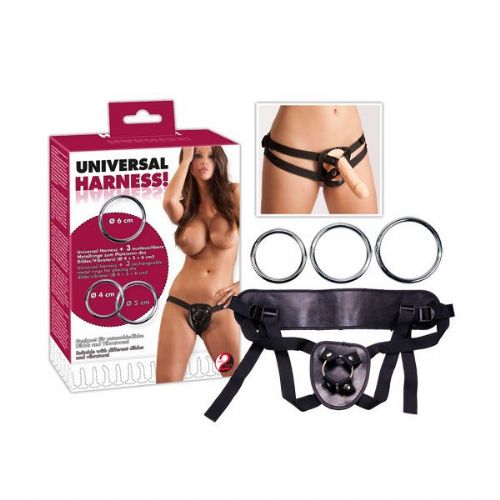 Univerzalne strap-on hlačke You2Toys Universal Harness, črne barve