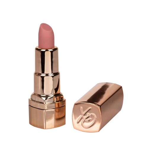Vibracijska šminka California Exotic Hide & Play, 8 cm, USB-polnjenje, zlata