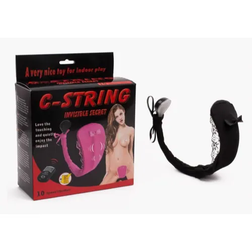 Vibracijske hlačke Baile C-string invisible secret