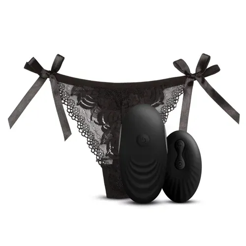 Vibracijske hlačke Sway Vibes No. 3, brezžični upravljalnik, USB-polnjenje, črne