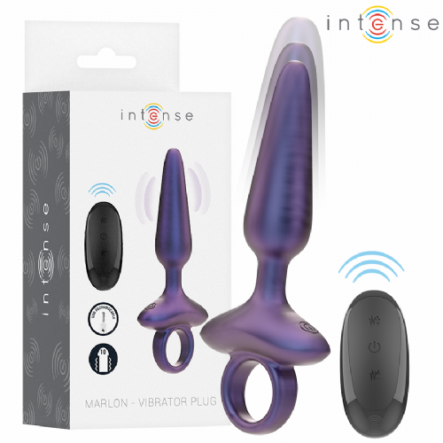 VIBRACIJSKI ANALNI ČEP Intense Marlon Mod. 4 - z daljincem