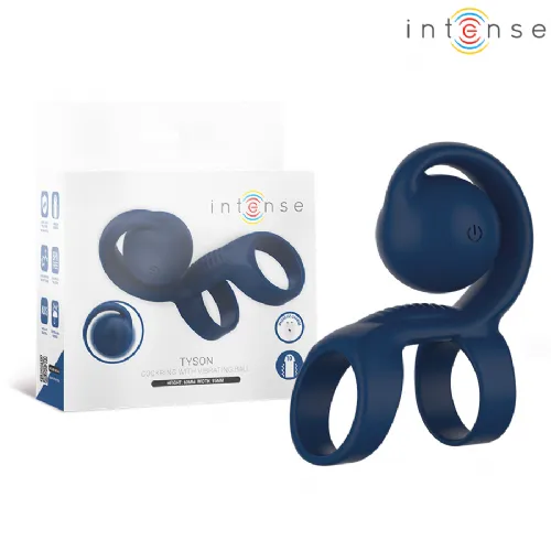 Vibracijski erekcijski obroček Intense Fun Tyson, 10 vibracij, magnetno polnjenje, vodoodporen