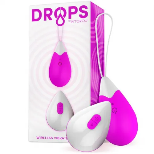 VIBRACIJSKI JAJČEK Drops USB Purple