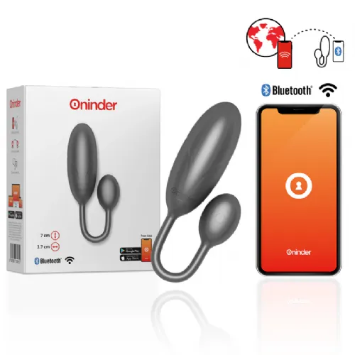 Vibracijski jajček Oninder Denver, črn