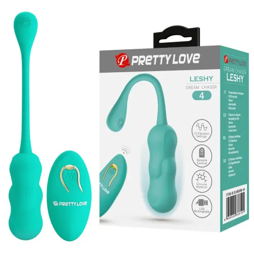 Vibracijski jajček Pretty Love Leshy, zelen