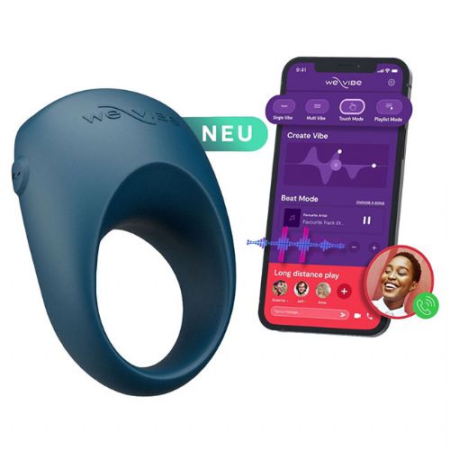 Vibracijski obroč We-Vibe Pivot 2, aplikacijsko upravljanje, globoke vibracije, vodoodporen, silikonski