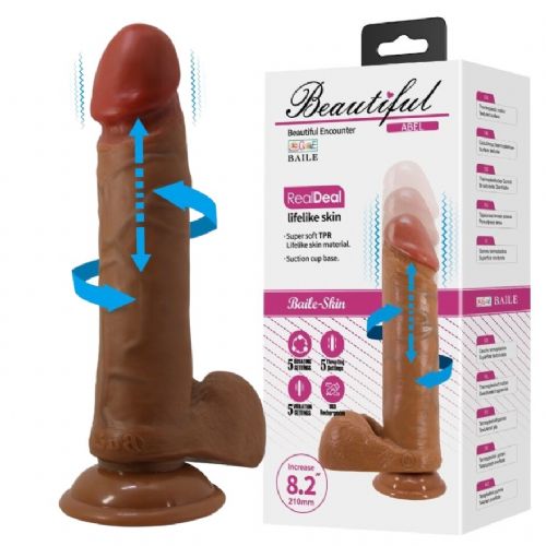 Vibracijski penis Baile Abel Brown 21 cm